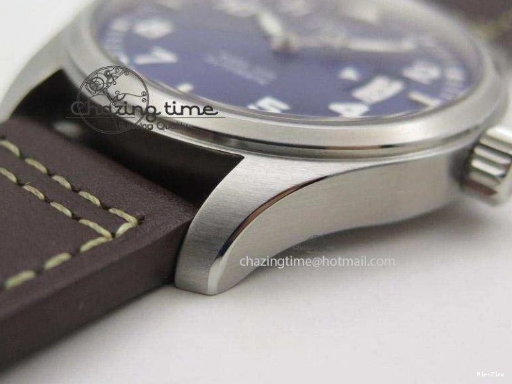 MIROTIME 0202 Mark XVII Le Petit Prince MK Maker 1:1 Best Edition SS Blue Dial On Brown Leather Strap A ComfortFit 7377